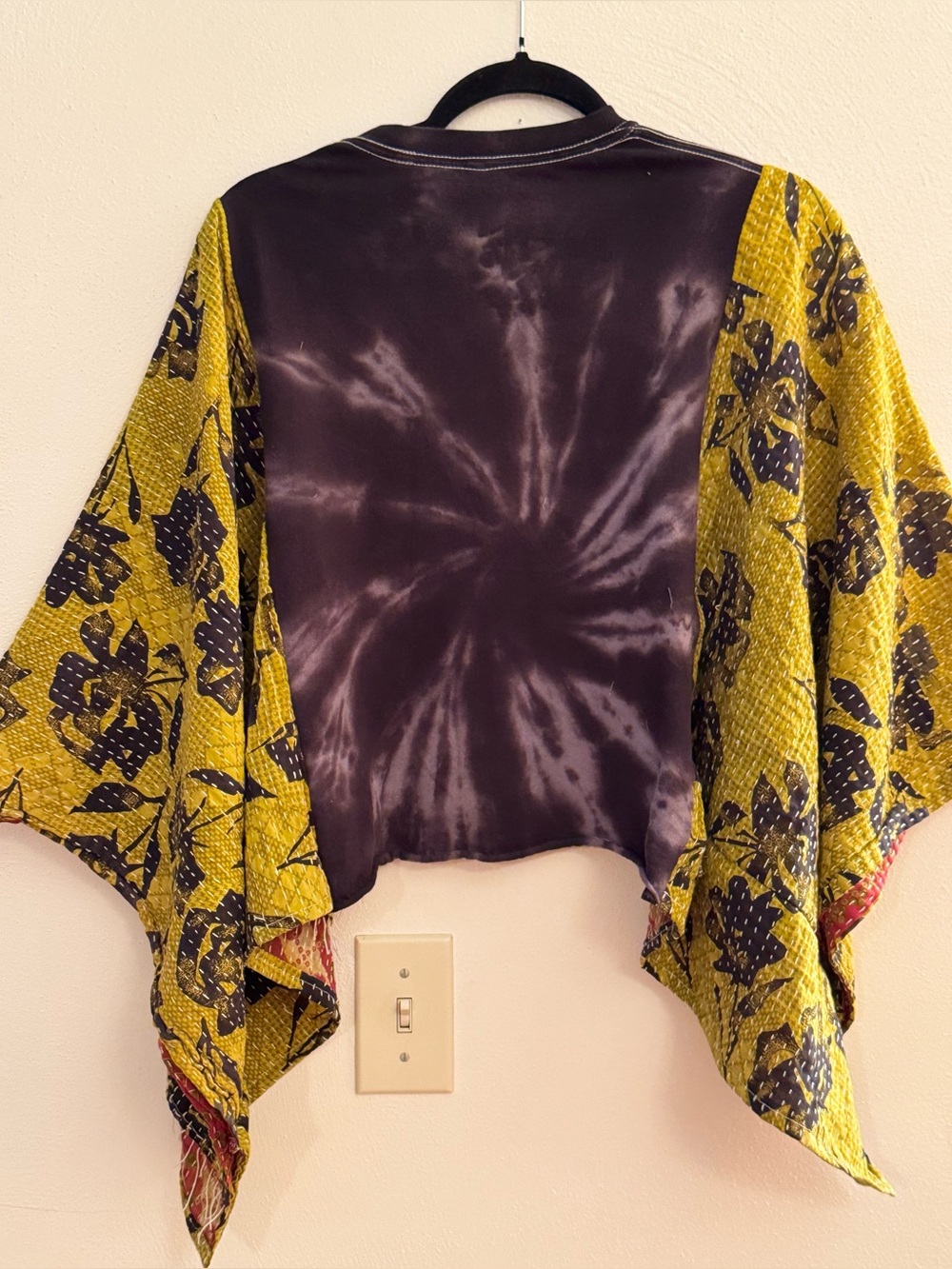 DEF LEPPARD Reworked Band Tee Poncho Style Boho Granny D Original OS - Picture 6 of 7
